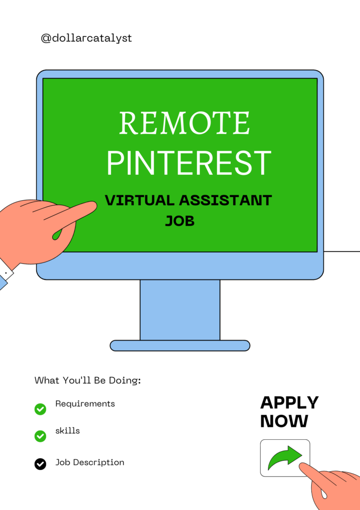 Remote Pinterest Virtual Assistant Freelance Job