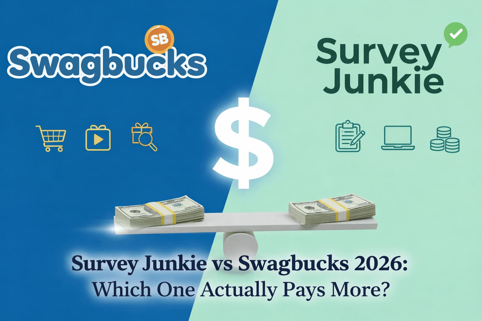 Survey Junkie vs Swagbucks