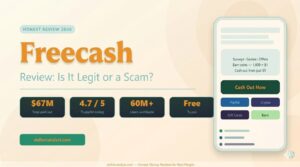 Freecash app earning money by playing games and completing tasks online