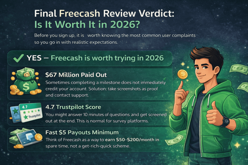 Final Freecash Review Verdict: Is It Worth It in 2026?